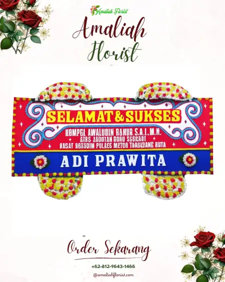 Papan Bunga Ucapan Selamat Sirampog